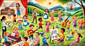 an-illustration-of-a-group-of-happy-children-aged-5-10-engaging-in-various-activities-such-as-singing-painting-theater-yoga-and-gymnastics-